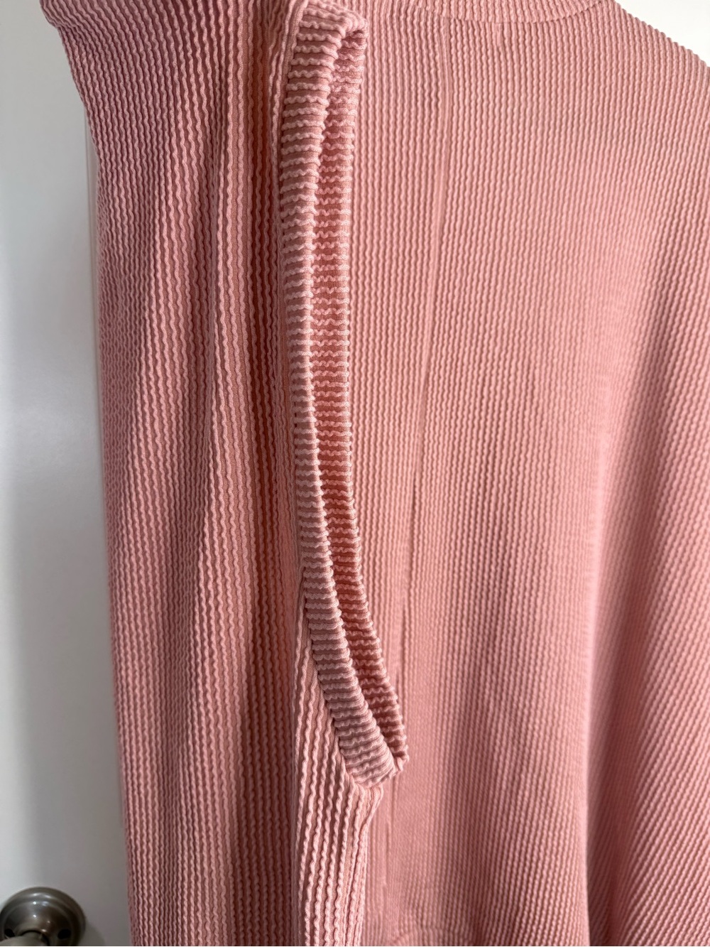 Three Bird Nest Moon Glow Texture Knit Top Dusty Rose Pink Medium NWT - Picture 6 of 10
